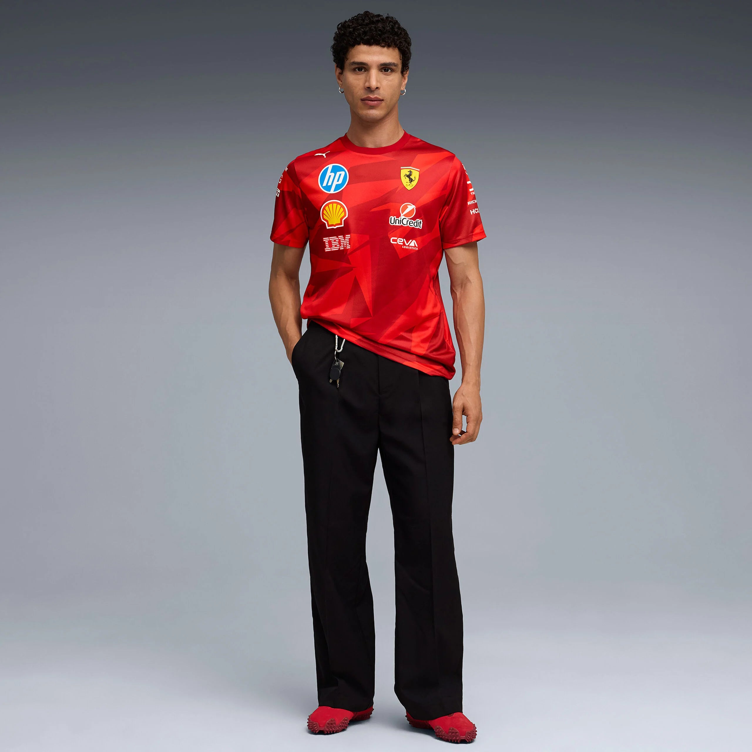 2025 SCUDERIA FERRARI Official F1 Las Vegas Team T-Shirt