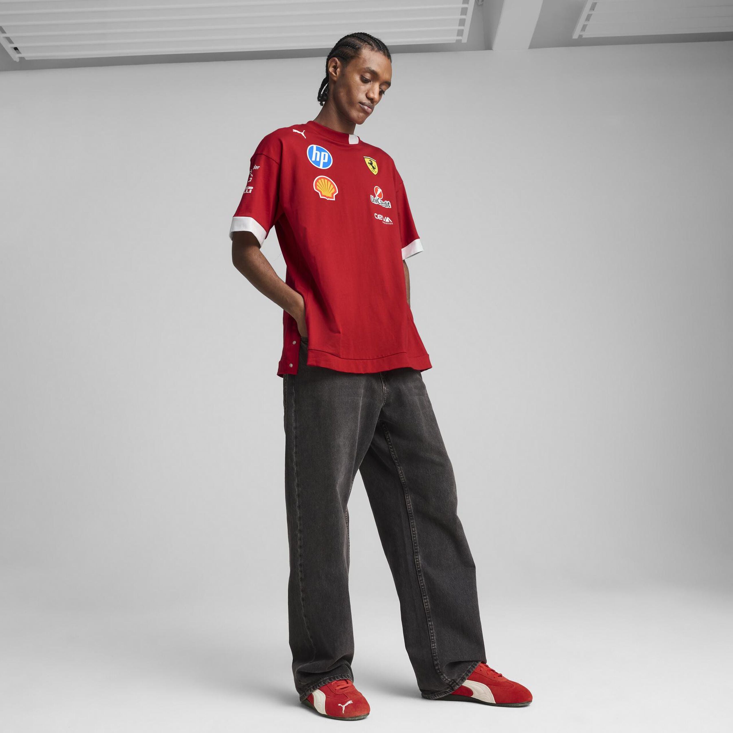 2025 SCUDERIA FERRARI Official F1 Team Oversized T-Shirt