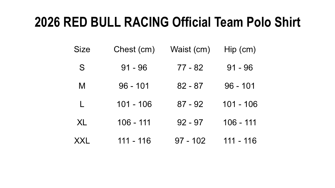 2026 RED BULL RACING Official Team Polo Shirt