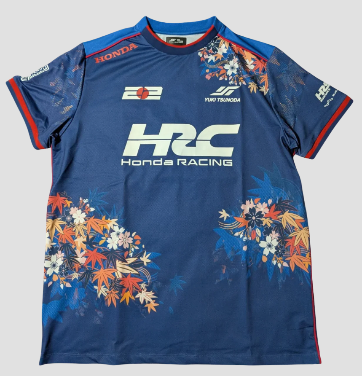 HRC 2025 x Yuki Tsunoda 2025 Suzuka GP T-Shirt (Navy) – FAST IN HRC 2025 x Yuki Tsunoda 2025 Suzuka GP T-Shirt (Navy) – FAST IN