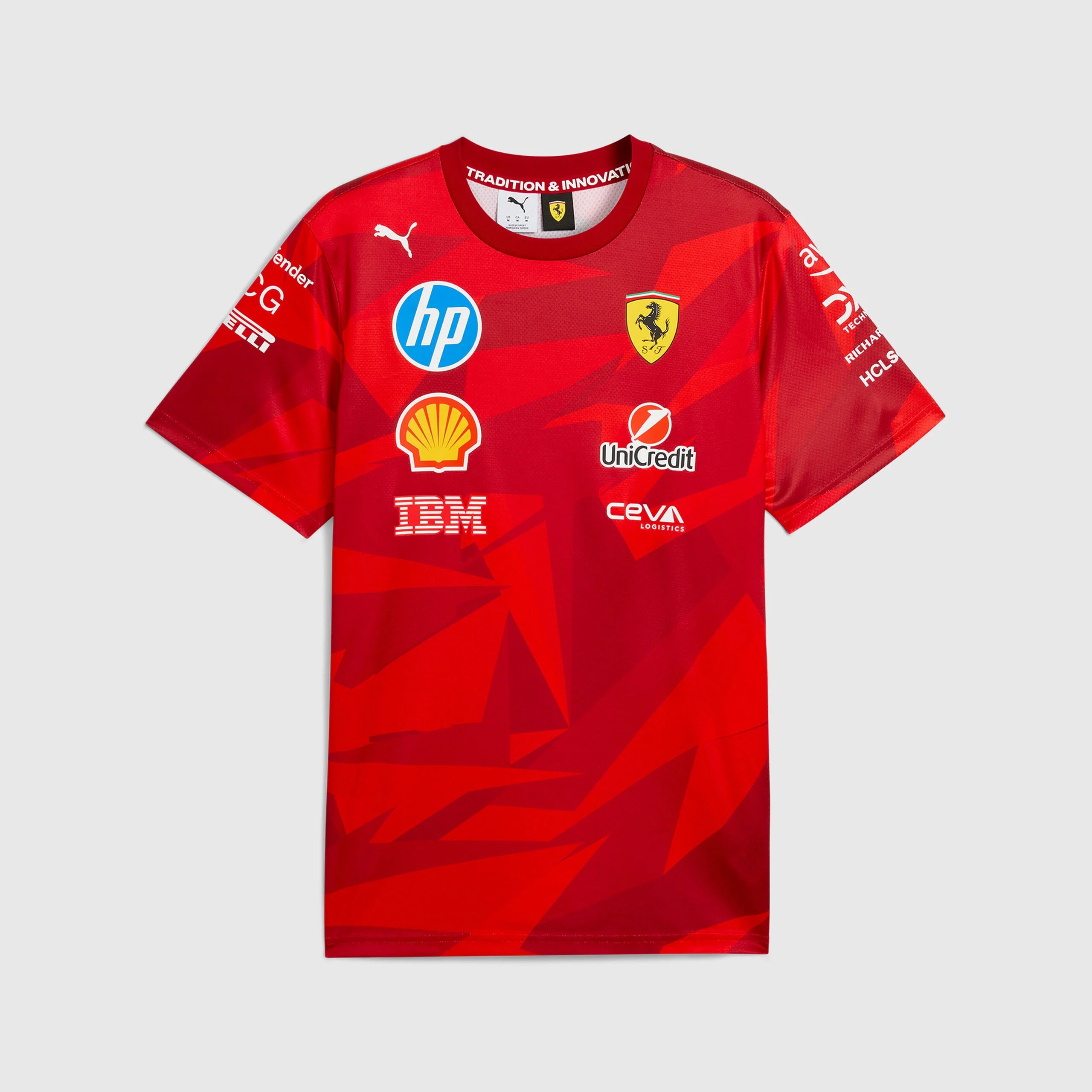 2025 SCUDERIA FERRARI Official F1 Las Vegas Team T-Shirt