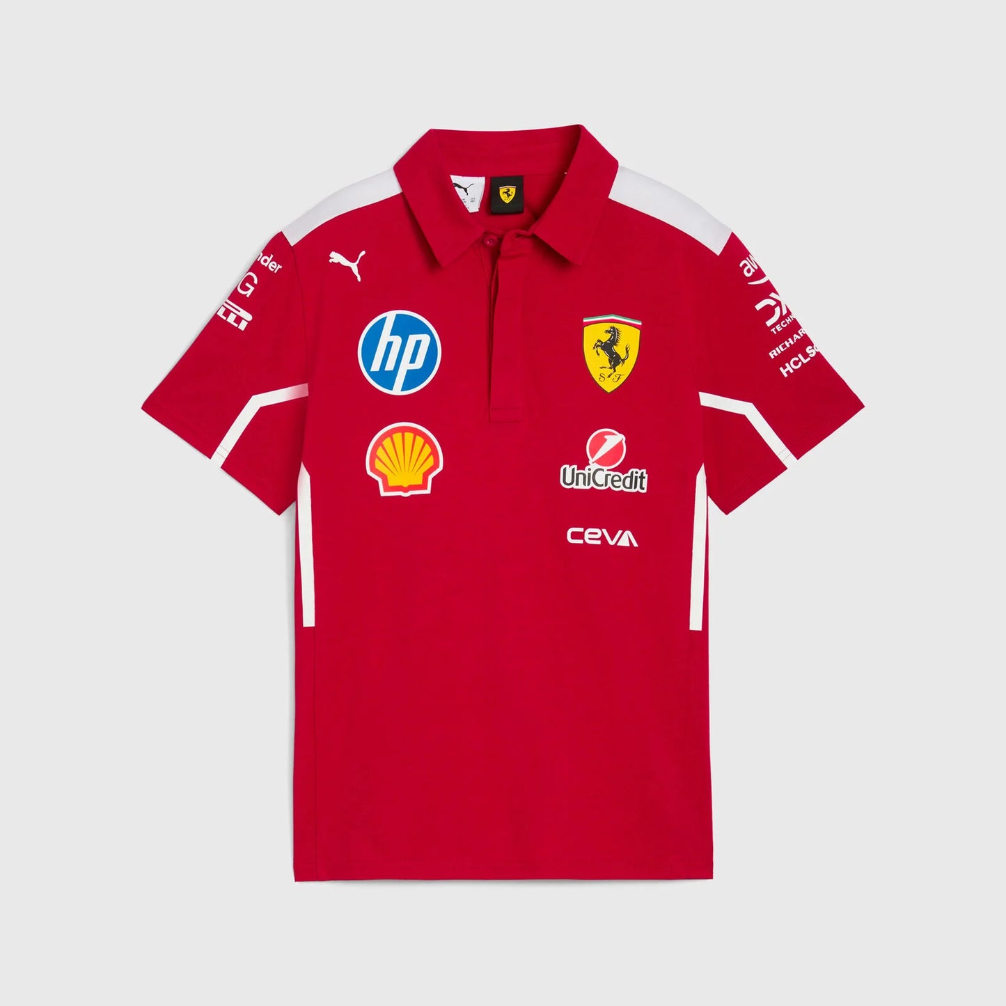 2025 SCUDERIA FERRARI Official F1 Team Polo Shirt