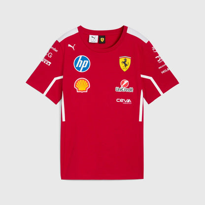 Front view of 2025 Ferrari F1 Team T-Shirt