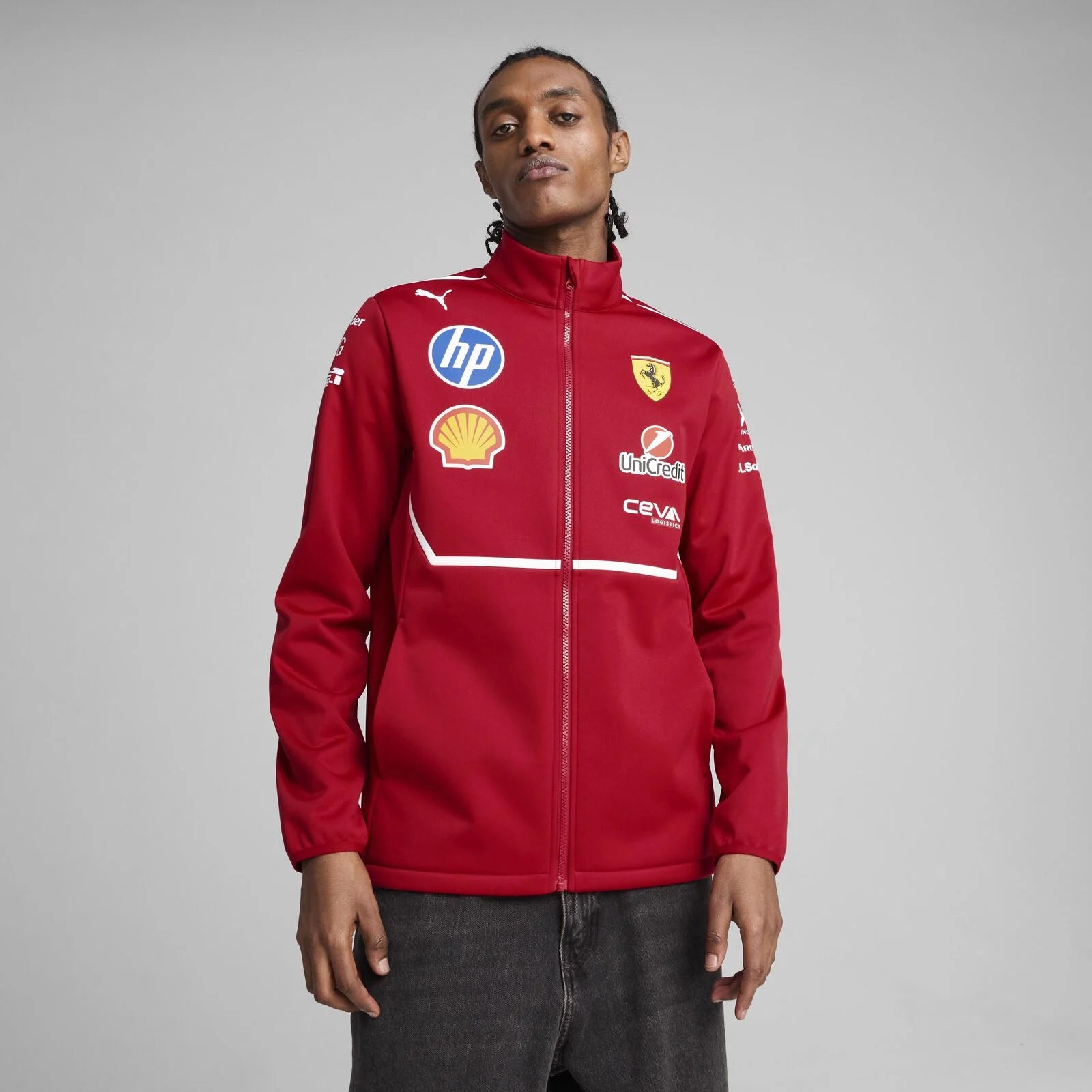 2025 SCUDERIA FERRARI Official F1 Team Softshell Jacket