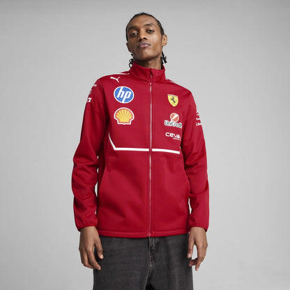 2025 SCUDERIA FERRARI Official F1 Team Softshell Jacket