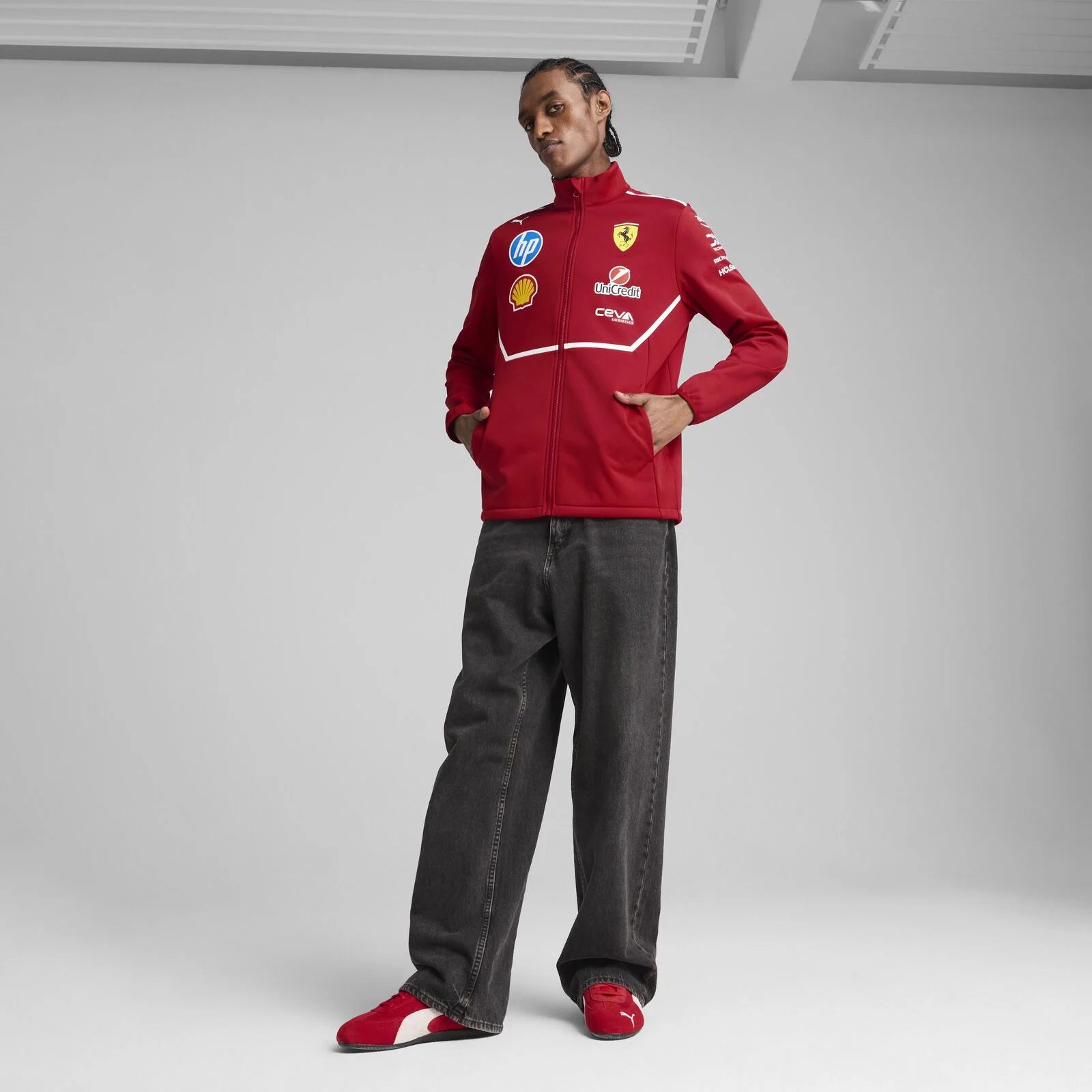 2025 SCUDERIA FERRARI Official F1 Team Softshell Jacket