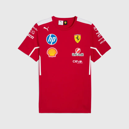 2025 SCUDERIA FERRARI Official F1 Women's Team T-Shirt