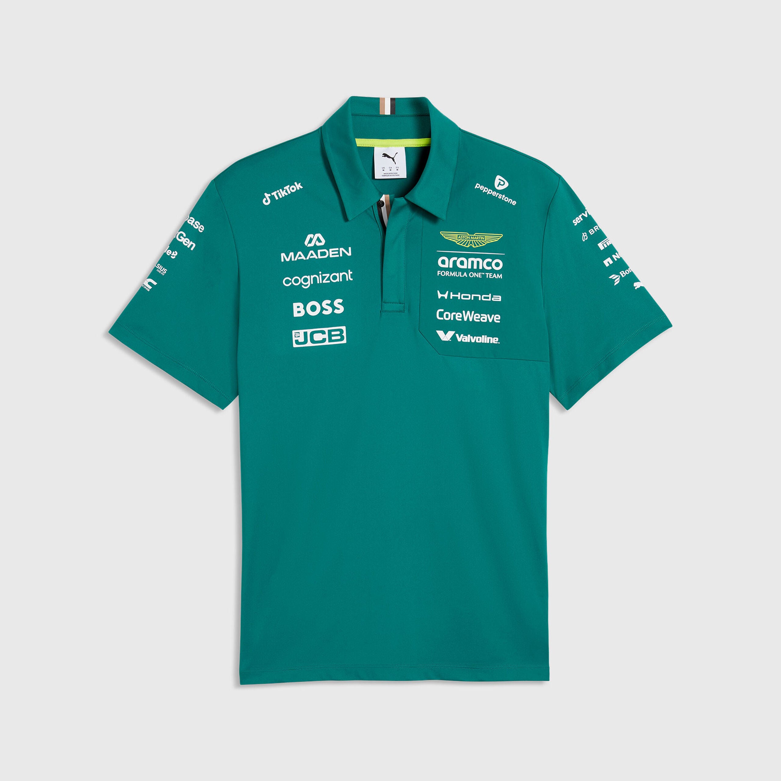 2026 ASTON MARTIN Official F1 Team Polo Shirt