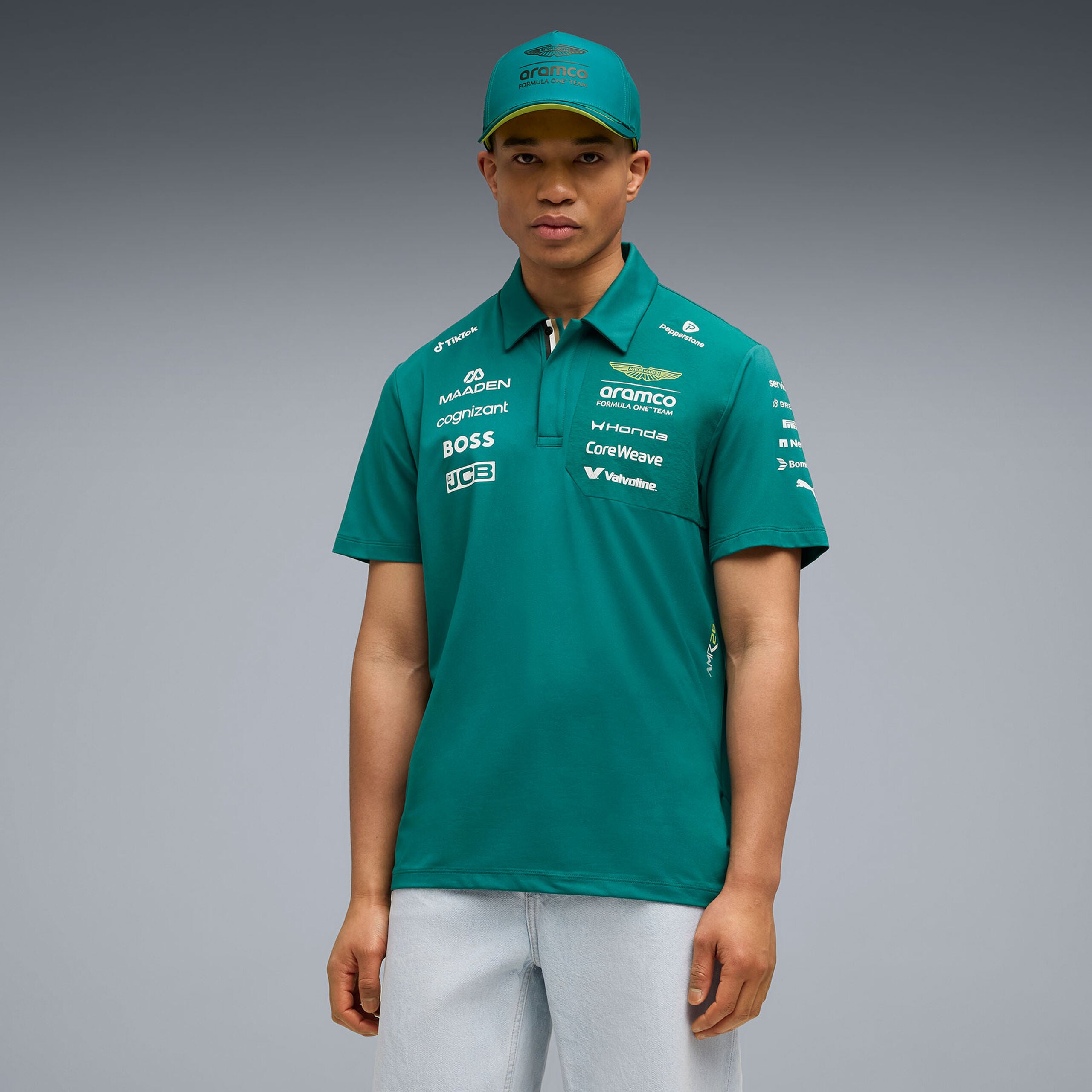 2026 ASTON MARTIN Official F1 Team Polo Shirt