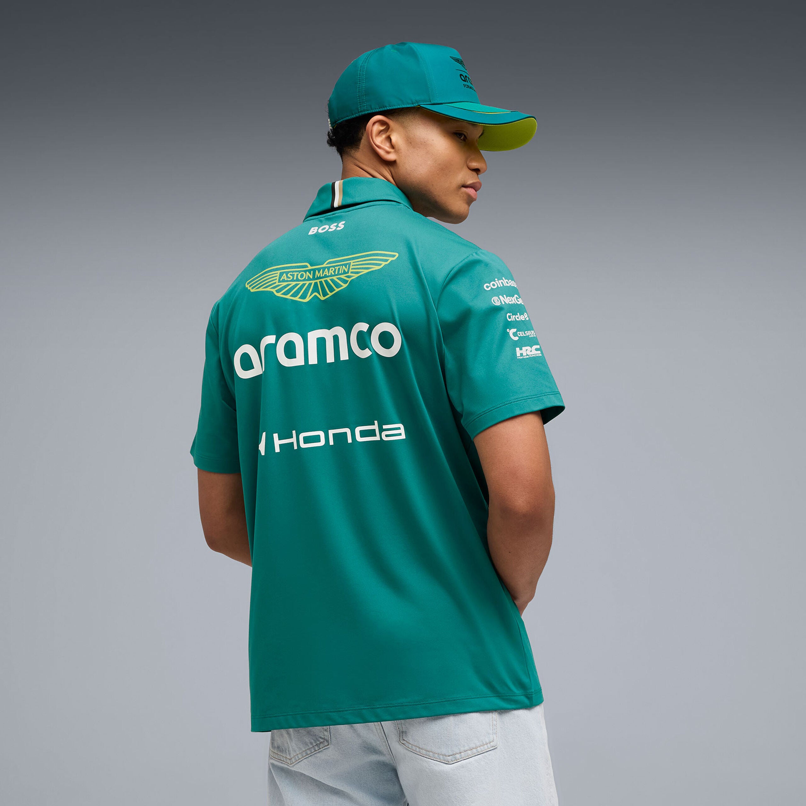 2026 ASTON MARTIN Official F1 Team Polo Shirt