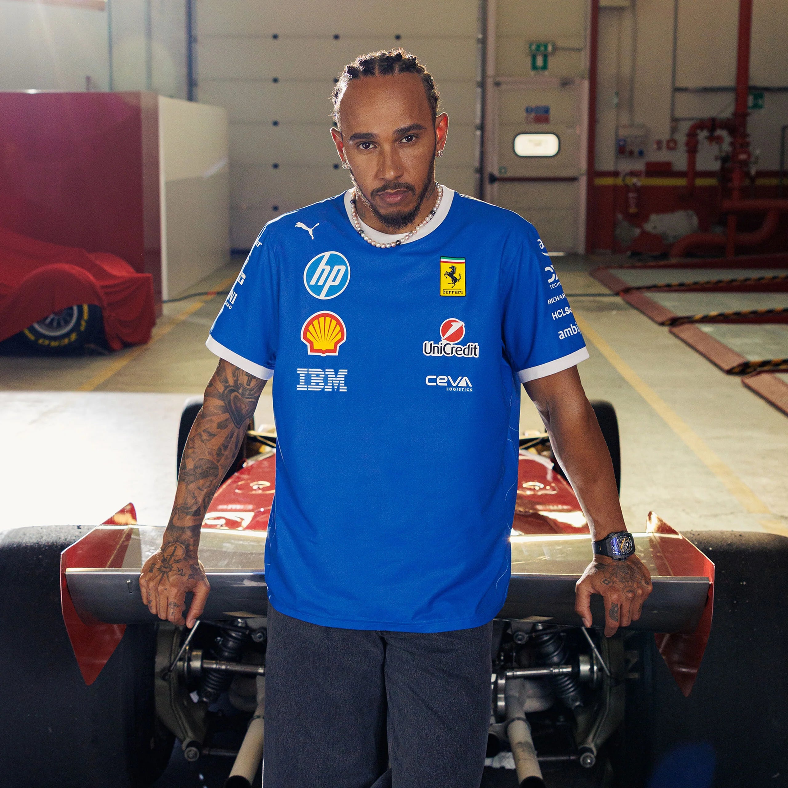 2025 SCUDERIA FERRARI Official F1 Monza Team T-Shirt