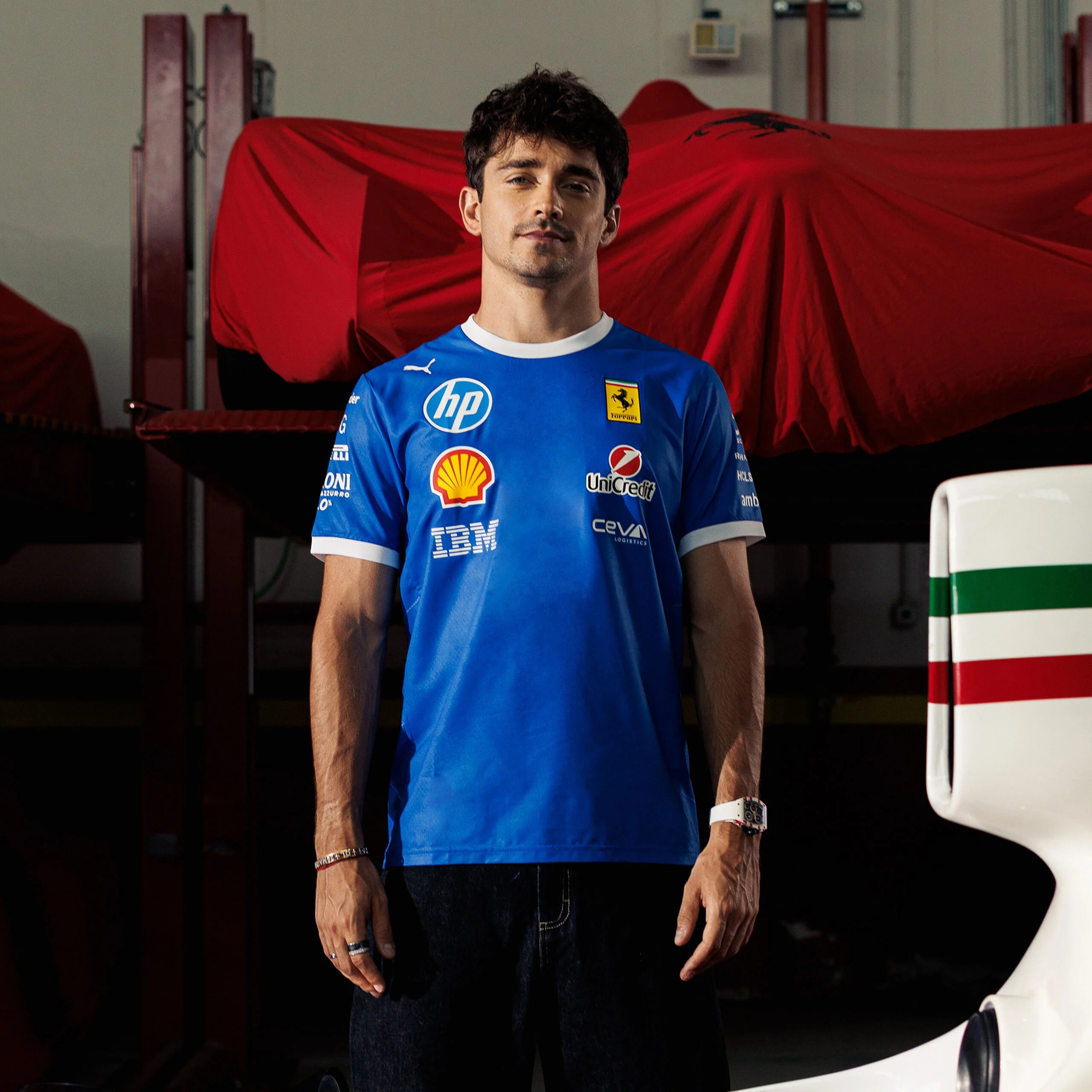 2025 SCUDERIA FERRARI Official F1 Monza Team T-Shirt