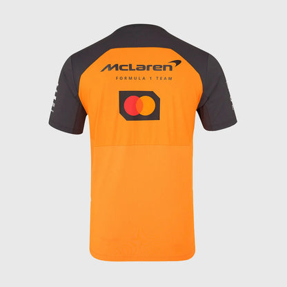 Back design of official McLaren 2025 F1 T-Shirt with team print