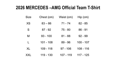 2026 MERCEDES-AMG BLUE WONDER TEAM DRIVER T-SHIRT