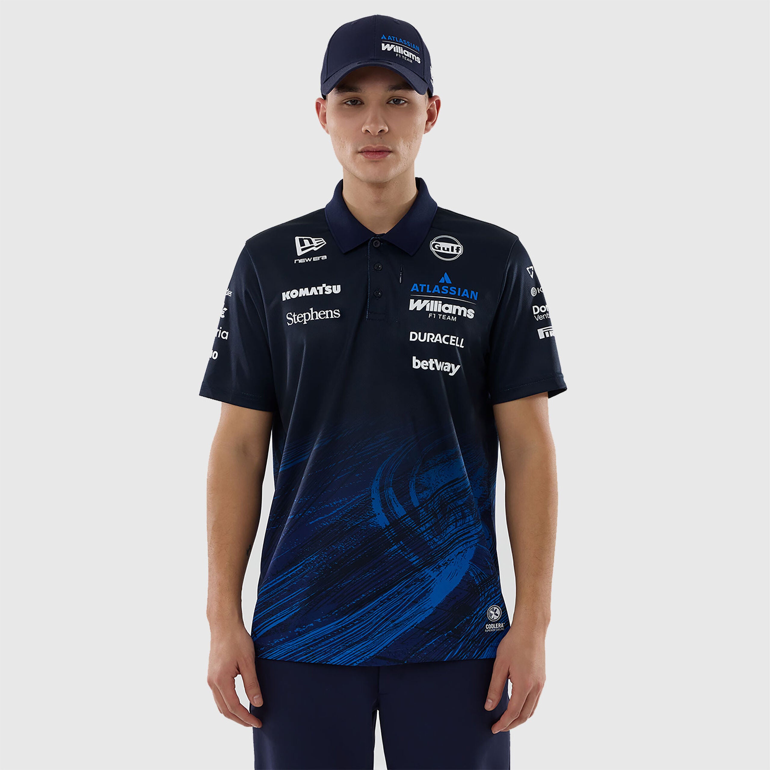 2026 ATLASSIAN WILLIAMS F1 TEAM LINE TECH POLO SHIRT