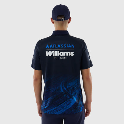 2026 ATLASSIAN WILLIAMS F1 TEAM LINE TECH POLO SHIRT