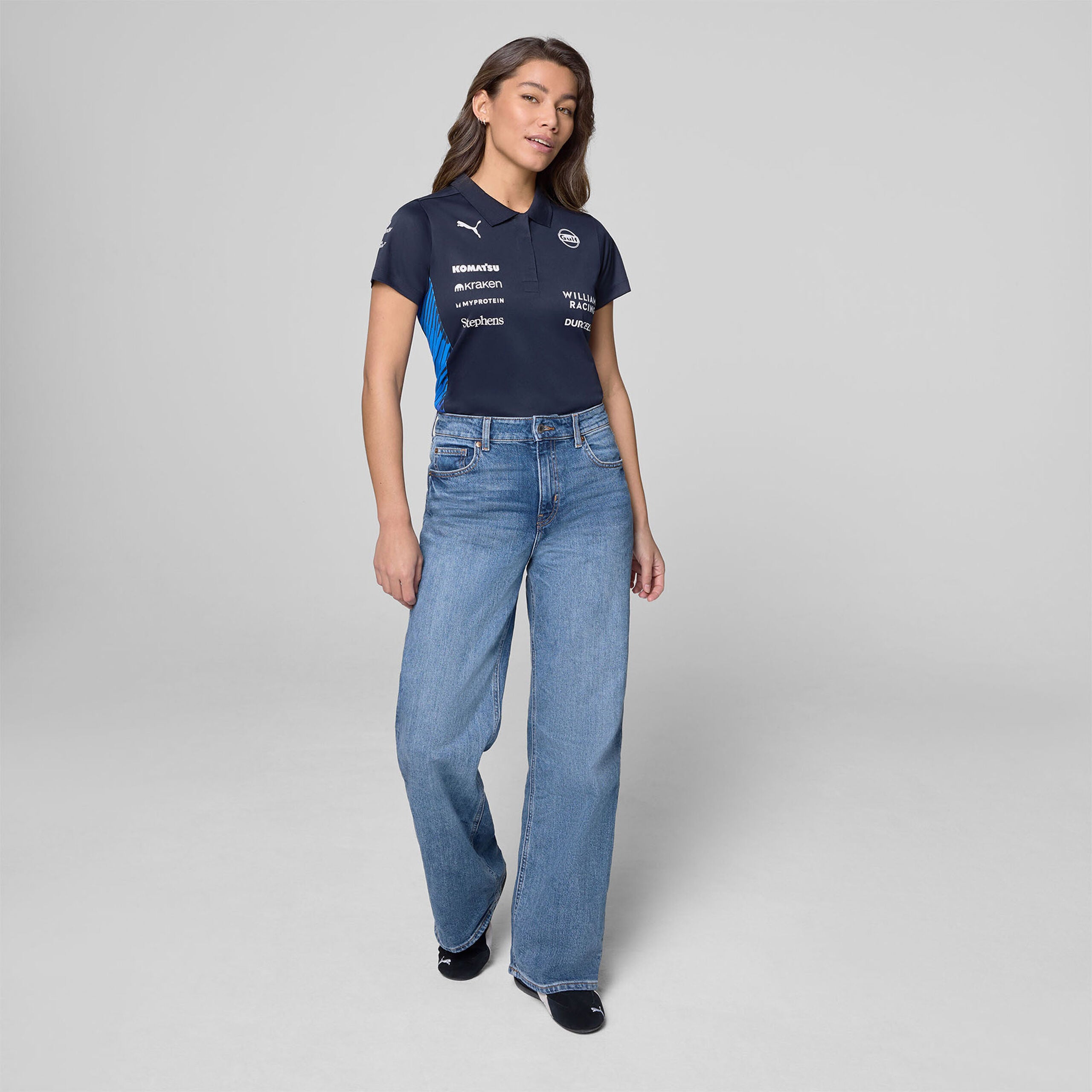 2025 WILLIAMS RACING Official F1 Women's Team Polo Shirt