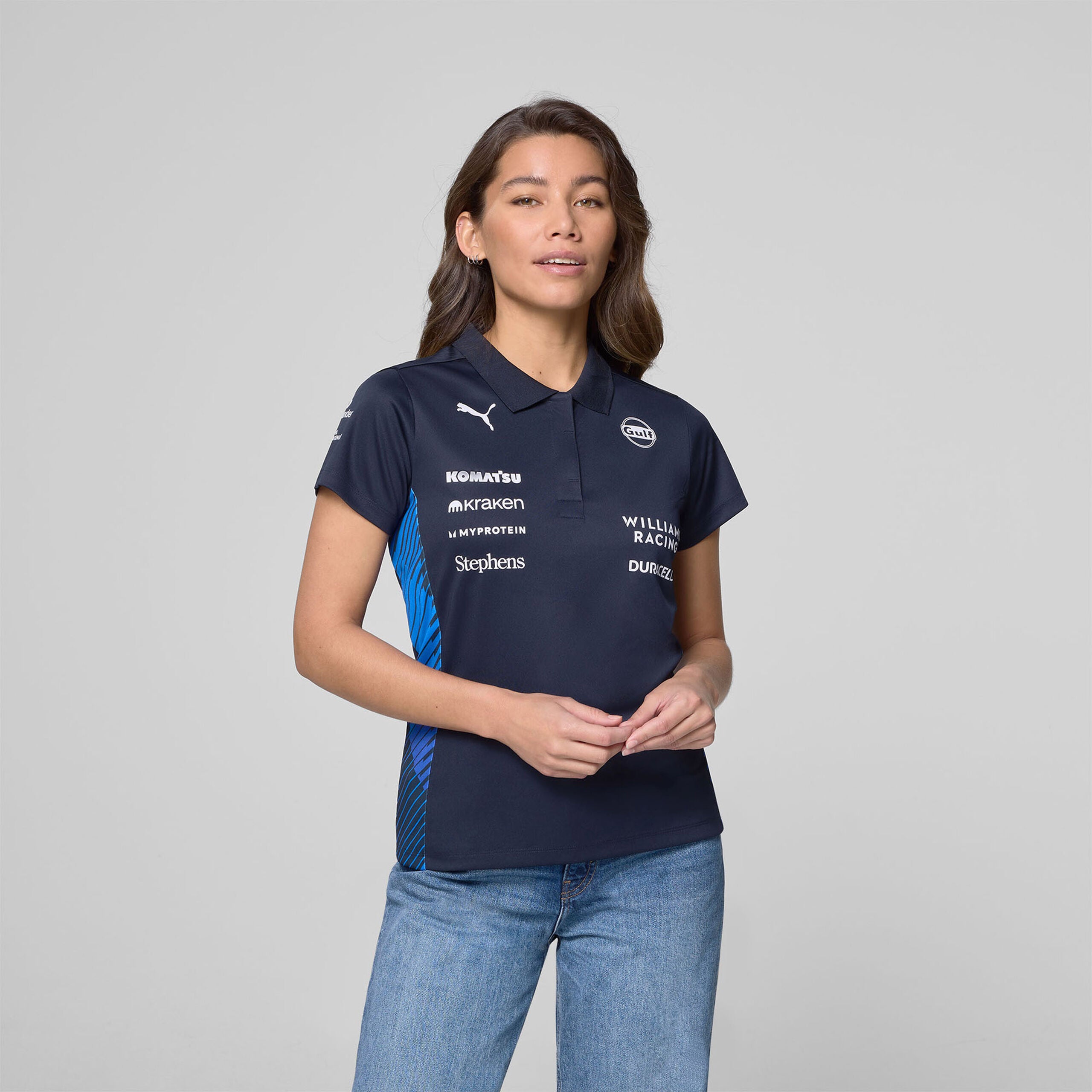2025 WILLIAMS RACING Official F1 Women's Team Polo Shirt