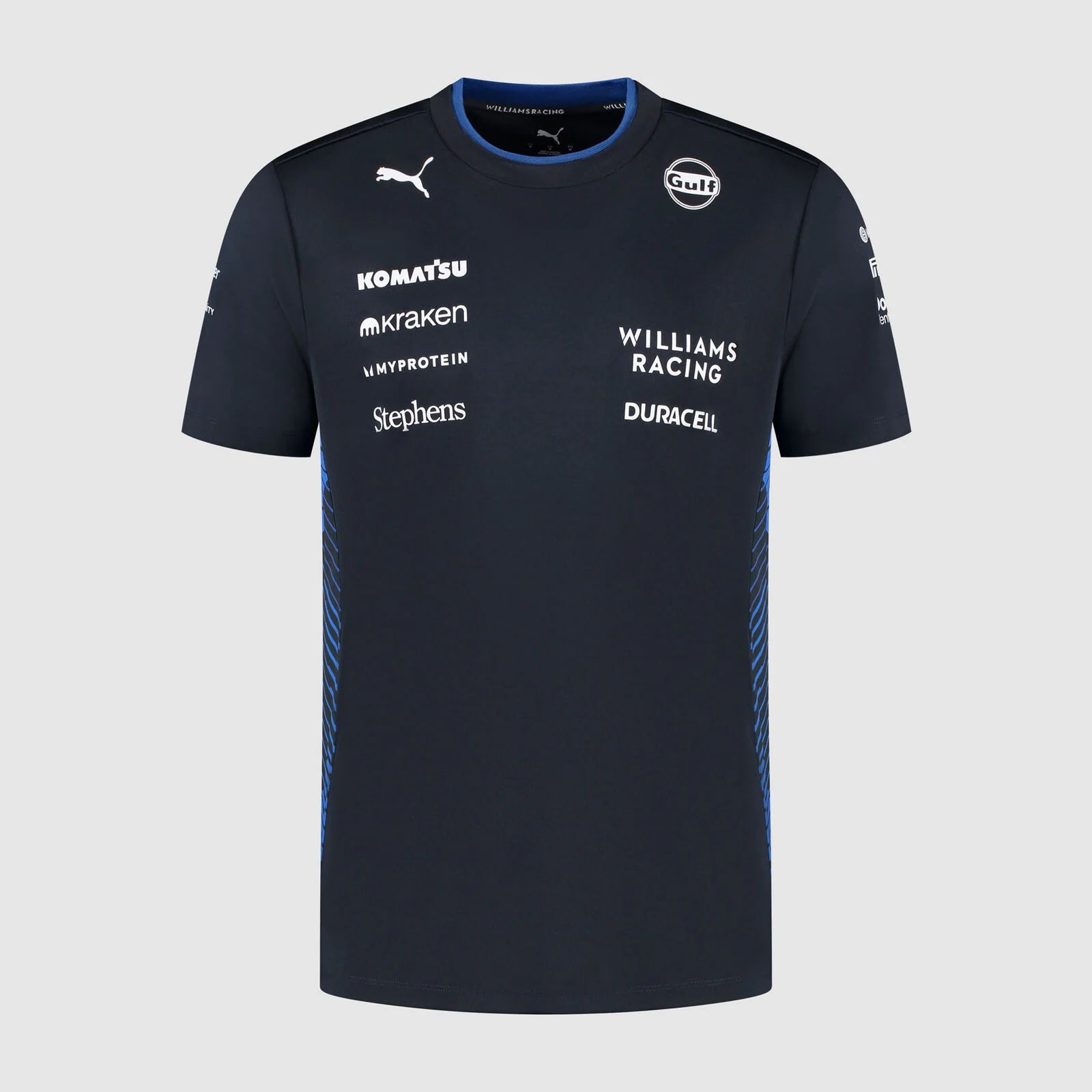 Front view of 2025 Williams Racing F1 Team T-Shirt